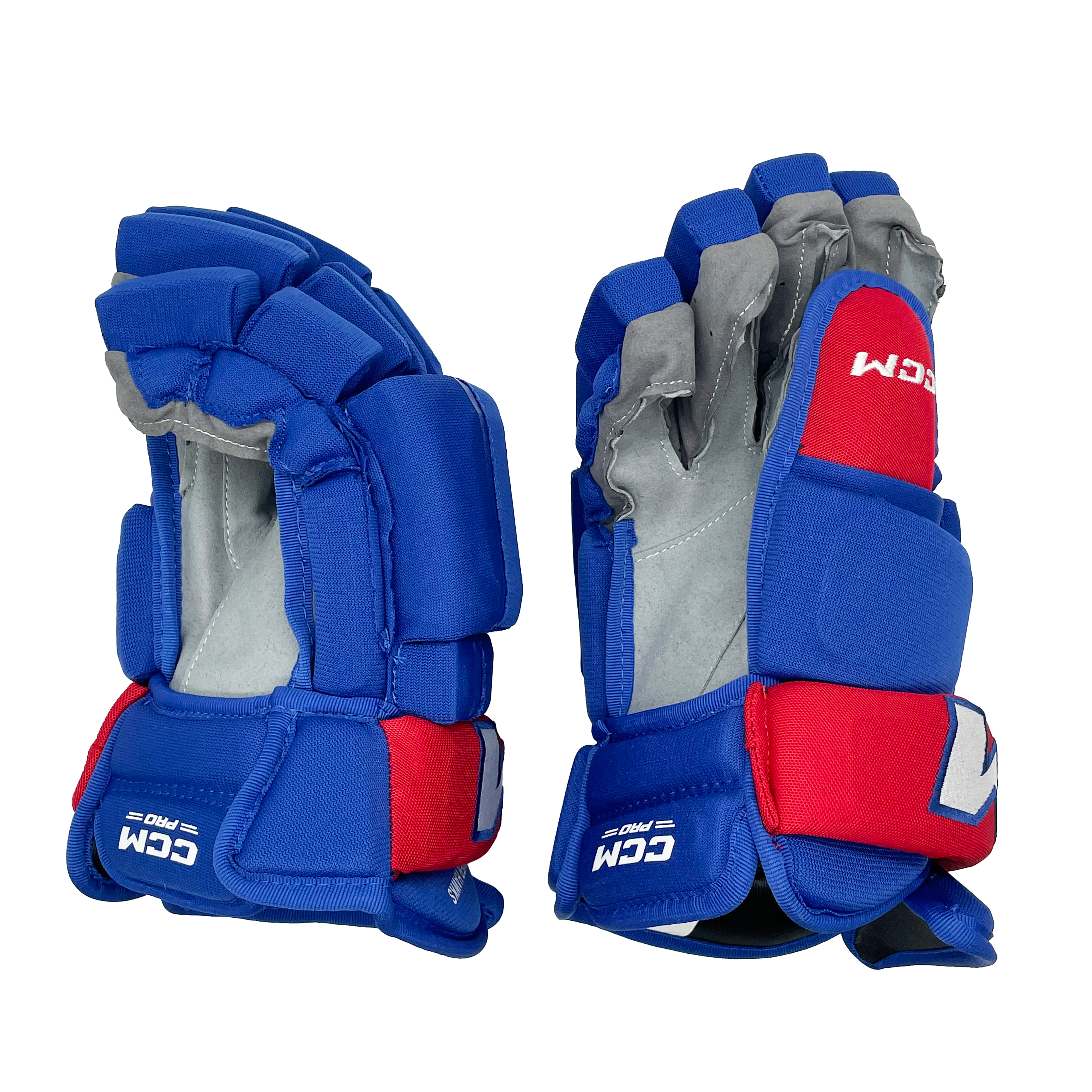 CCM HG97PP - Gant NCAA Pro Stock (bleu roi/rouge)